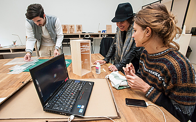 Espace de coworking dans une résidence étudiante