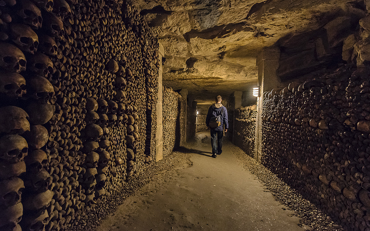 Dans les entrailles des Catacombes