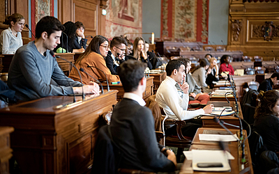 Séance du conseil parisien de la jeunesse