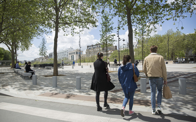 La place de la Bastille.