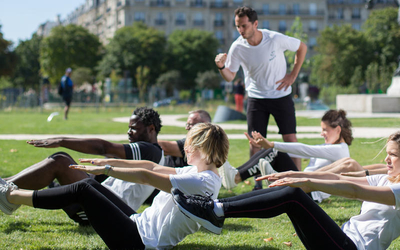 Sportifs dans le cadre de Paris Sport Dimanche 