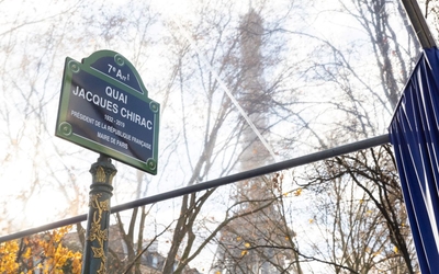 Inauguration du quai Jacques-Chirac