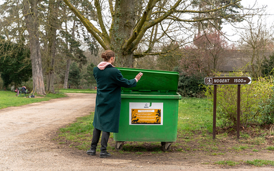 bac de collecte des déchets