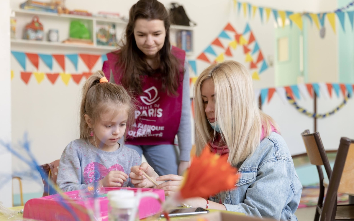 Centre d'accueil Verneuil pour Ukrainien.ne.s - Espace familles-enfants + Cours de Français pour adultes
