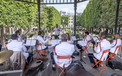 Kiosques en fête-square Yvette Chauviré, musique des gardiens de la paix