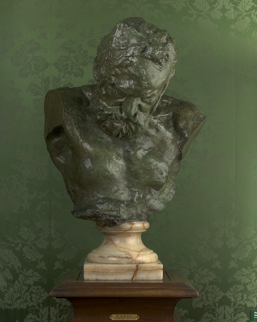 Victor Hugo, buste héroïque Rodin, Auguste , Sculpteur Rudier, Alexis , Fondeur
