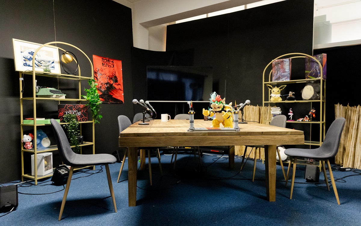 Plateau d'emission Twitch à la Maison de l'esport