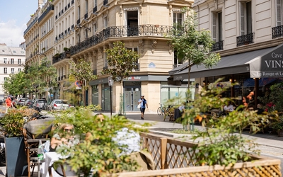 La rue de Turin embellie