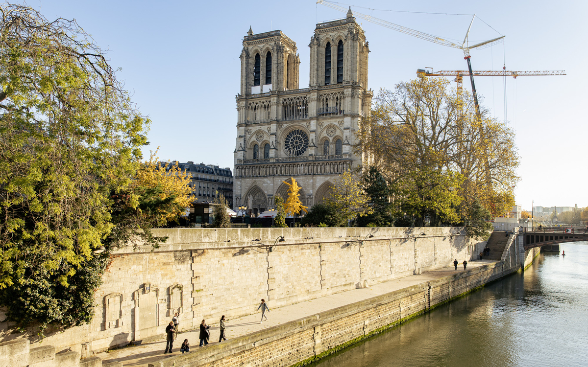 Notre-Dame de Paris rénovée.
