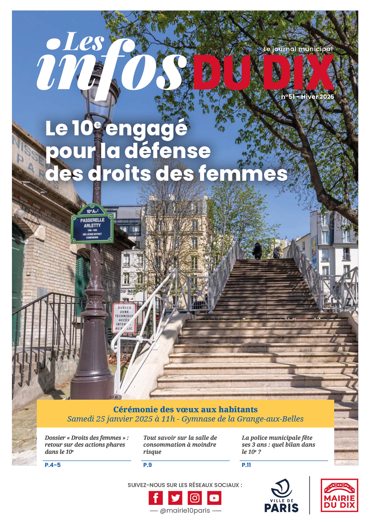 couverture montrant la passerelle Arletty