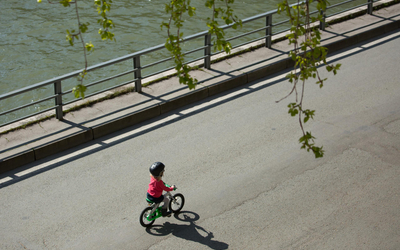Vélo sur les quais de Seine