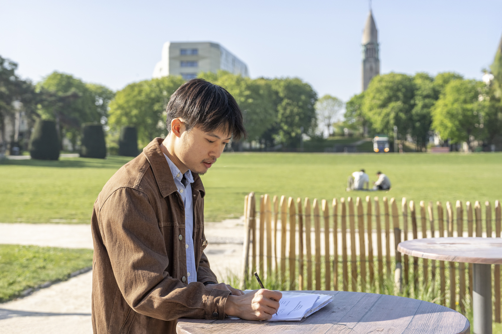 Portrait de Taebin, étudiant coréen à la CIUP.
