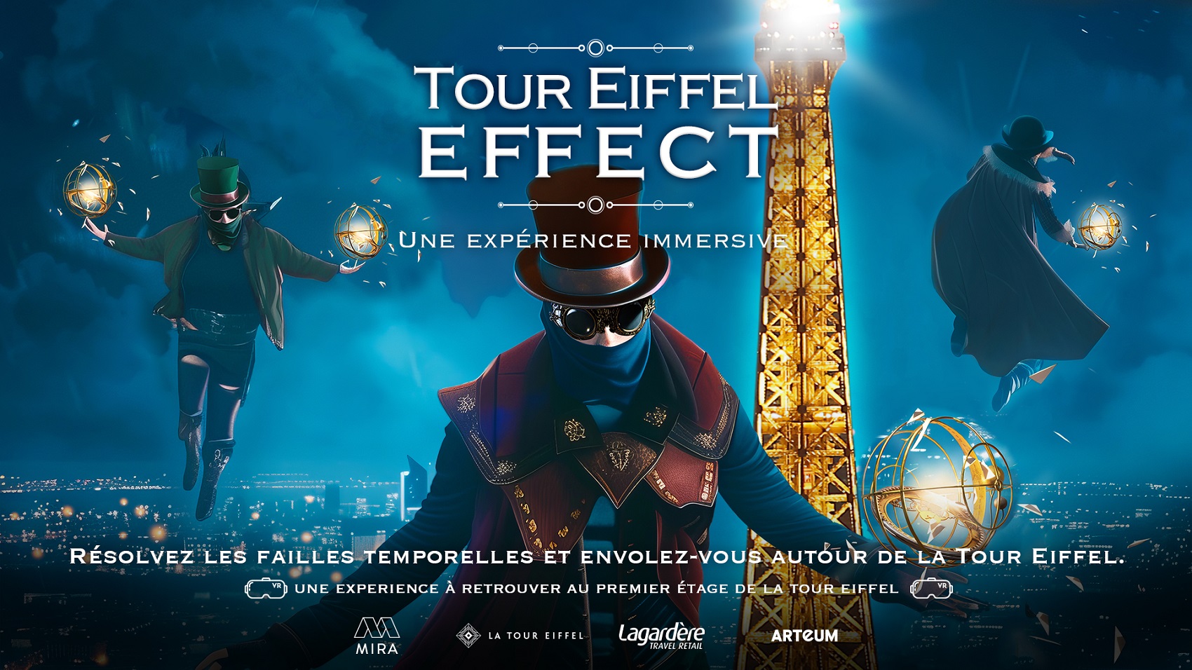 Affiche Tour Eiffel Effect à la Tour Eiffel