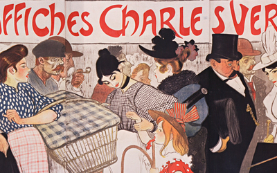 Panorama d'affiches vintage