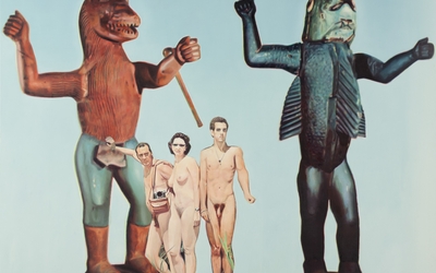 Rafael Carneiro, Iconoclastas, 2020, Huile sur Toile, 200x240cm